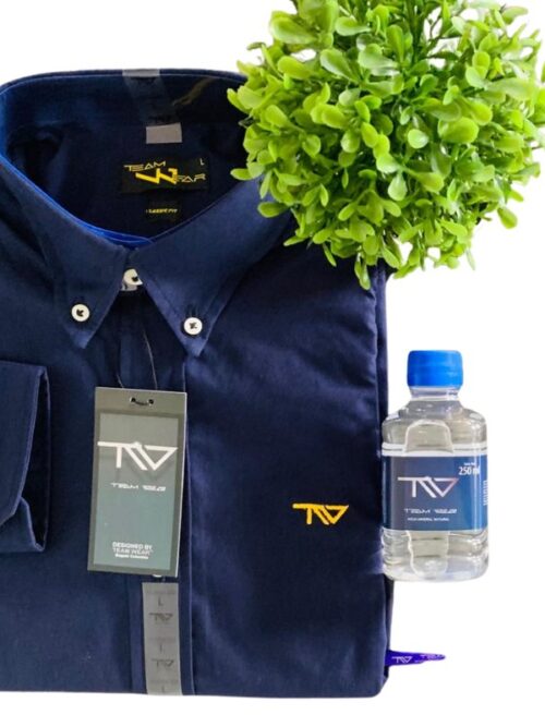 Camisa Hombre Azul Oscuro Team Wear - Golden Wear Colombia