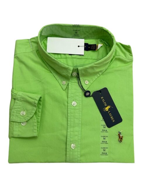Camisa Hombre Rain Verde Lima - Golden Wear Colombia