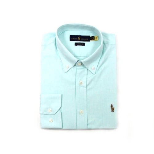Camisa Hombre Rain Verde Menta - Golden Wear Colombia