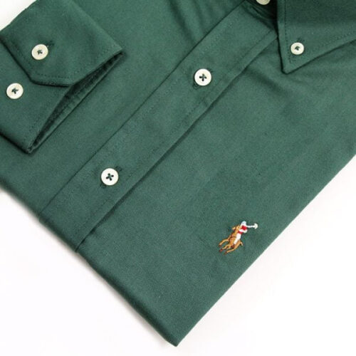 Camisa Hombre Rain Verde Militar - Golden Wear Colombia