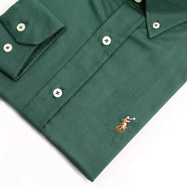 Camisa Hombre Rain Verde Militar - Golden Wear Colombia