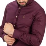 Camisa Hombre Rain Vinotinto
