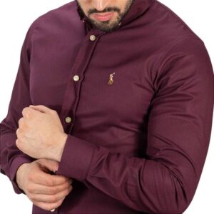Camisa Hombre Rain Vinotinto - Golden Wear Colombia