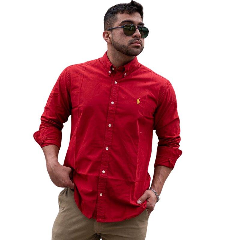 Camisa Hombre Roja
