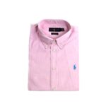 Camisa Hombre Rosada Manga Corta
