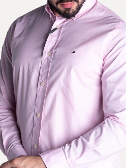 Camisa Hombre Rosada Tommy - Golden Wear Colombia