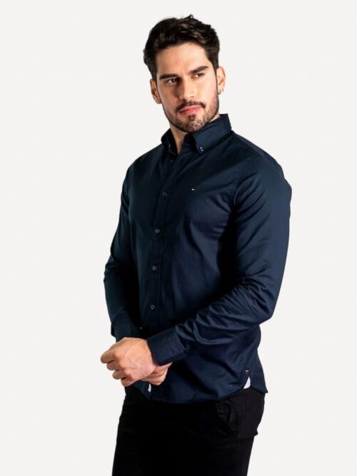 Camisa Hombre Tommy Oscura - Golden Wear Colombia