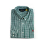 Camisa Hombre Verde A Cuadros