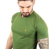 Camisa Hombre Verde Cuello Redondo - Golden Wear Colombia