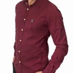 Camisa Hombre Vinotinto