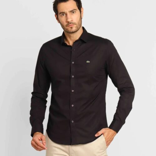 Camisa Lacoste Negra - Golden Wear Colombia