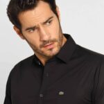 Camisa Lacoste Negra