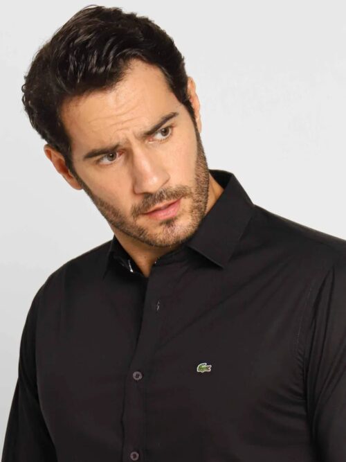 Camisa Lacoste Negra - Golden Wear Colombia