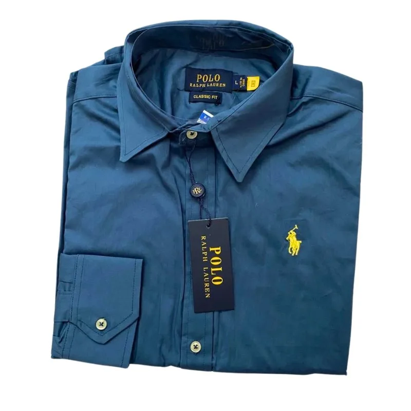 Camisa Mujer Rain Azul Oscuro - Golden Wear Colombia