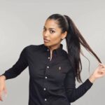 Camisa Mujer Rain Negra
