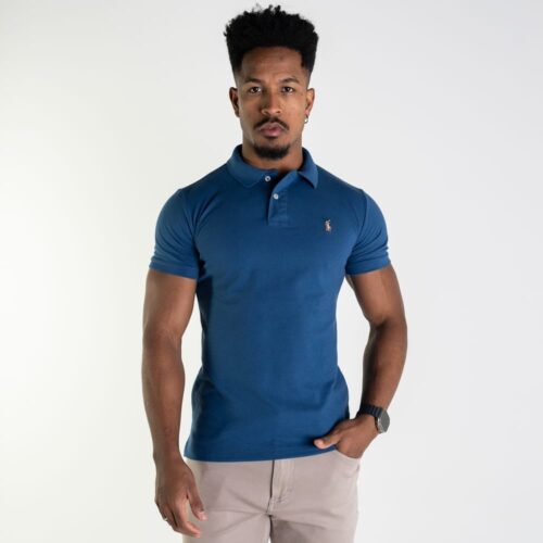Tipo polo Azul Oscruo Rain Polo Ralph Lauren Algodon Pique
