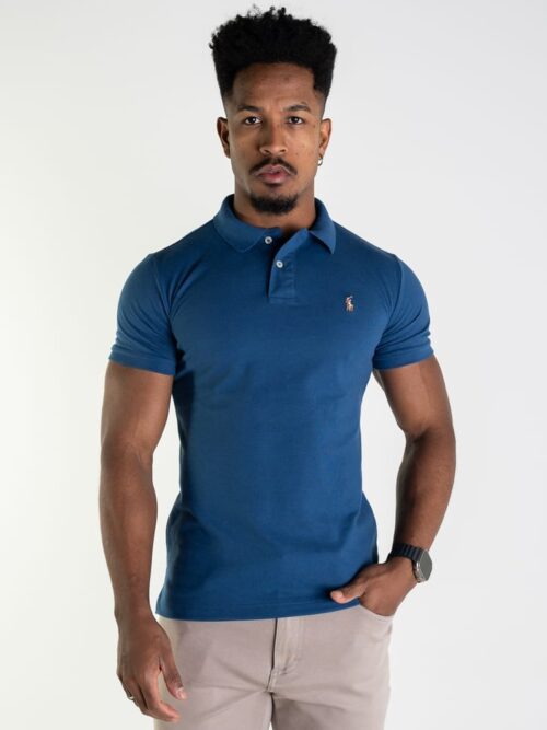 Tipo polo Azul Oscruo Rain Polo Ralph Lauren Algodon Pique