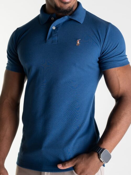 Tipo polo Azul Oscruo Rain Polo Ralph Lauren Algodon Pique