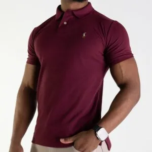 Tipo polo Vinotinto Rain Polo Ralph Lauren Algodon Pique
