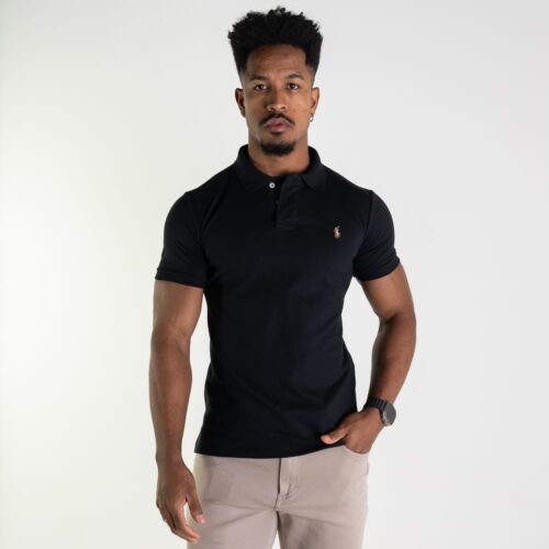 Tipo polo Negra Rain Polo Ralph Lauren Algodon Pique