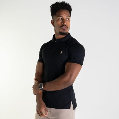 Tipo polo Negra Rain Polo Ralph Lauren Algodon Pique