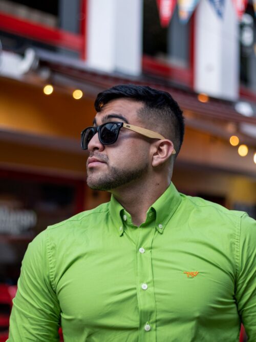 Camisa Verde Limón Team Wear - Golden Wear Colombia
