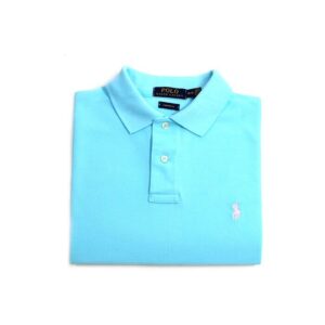 Camiseta Polo Pique Hombre Azul Cielo - Golden Wear Colombia