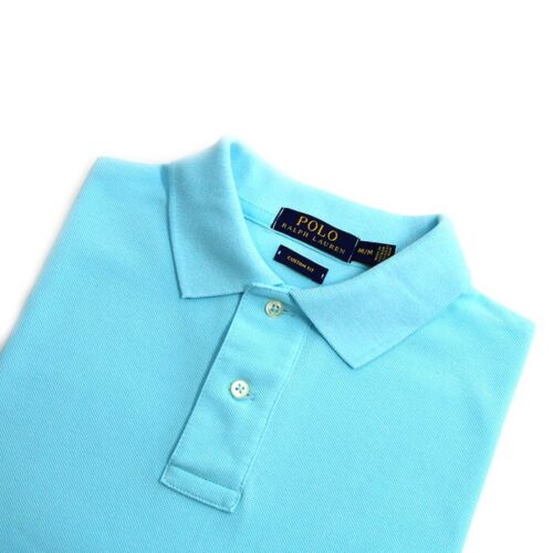 Camiseta Polo Pique Hombre Azul Cielo - Golden Wear Colombia