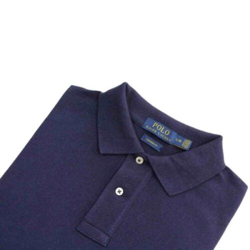 Camiseta Polo Pique Hombre Azul Oscuro - Golden Wear Colombia