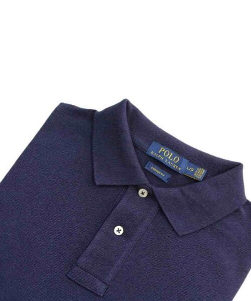 Camiseta Polo Pique Hombre Azul Oscuro - Golden Wear Colombia