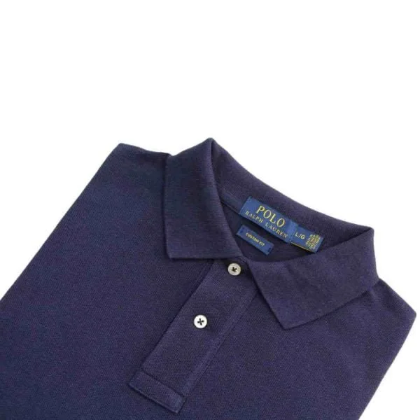 Camiseta Polo Pique Hombre Azul Oscuro - Golden Wear Colombia