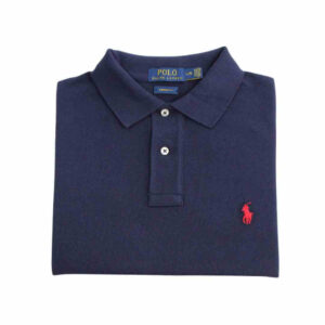 Camiseta Polo Pique Hombre Azul Oscuro - Golden Wear Colombia