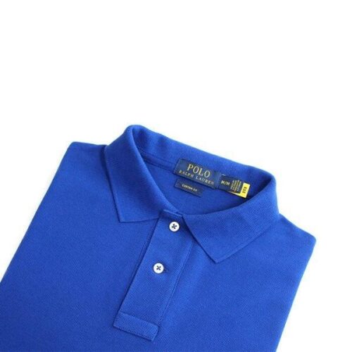 Camiseta Polo Pique Hombre Azul Rey - Golden Wear Colombia