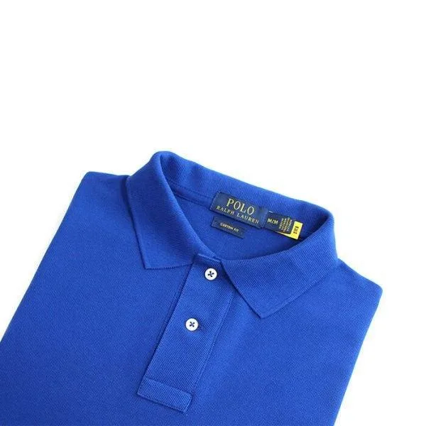 Camiseta Polo Pique Hombre Azul Rey - Golden Wear Colombia