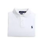 Camiseta Polo Pique Hombre Blanca - Golden Wear Colombia
