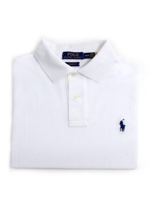 Camiseta Polo Pique Hombre Blanca - Golden Wear Colombia