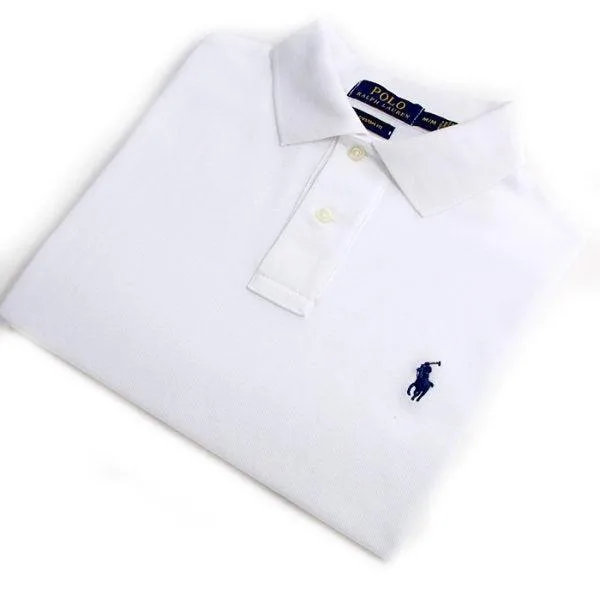 Camiseta Polo Pique Hombre Blanca - Golden Wear Colombia