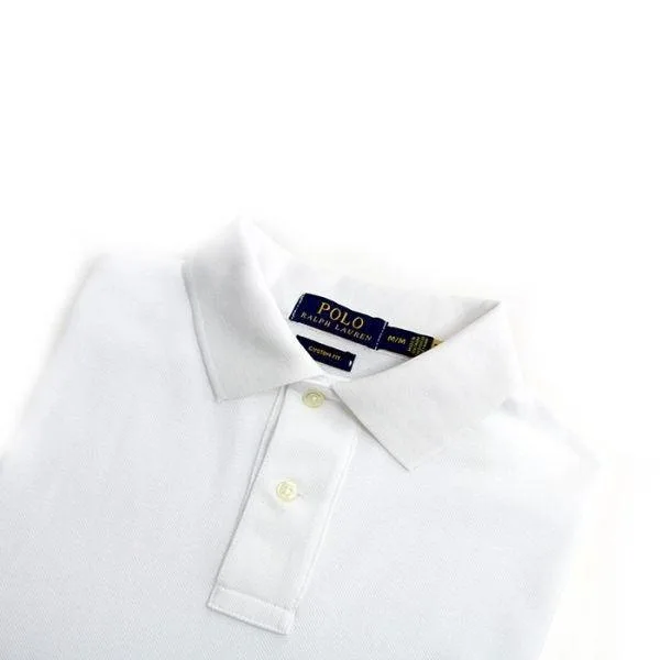 Camiseta Polo Pique Hombre Blanca - Golden Wear Colombia