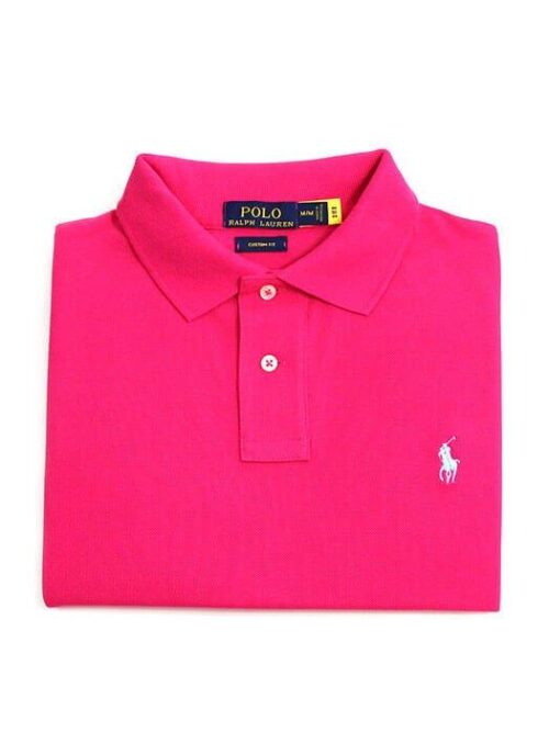 Camiseta Polo Pique Hombre Fucsia - Golden Wear Colombia