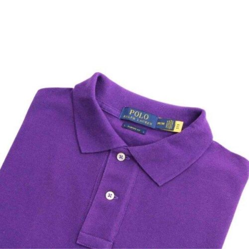 Camiseta Polo Pique Hombre Morada - Golden Wear Colombia
