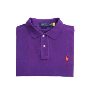 Camiseta Polo Pique Hombre Morada - Golden Wear Colombia