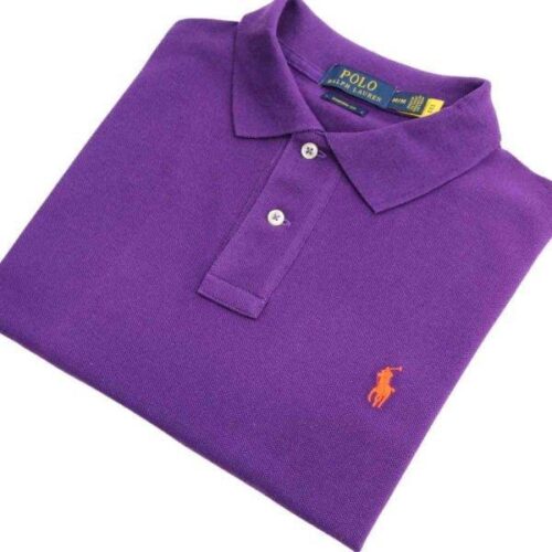 Camiseta Polo Pique Hombre Morada - Golden Wear Colombia