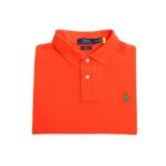 Camiseta Polo Pique Hombre Naranja