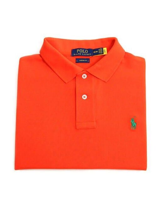 Camiseta Polo Pique Hombre Naranja - Golden Wear Colombia