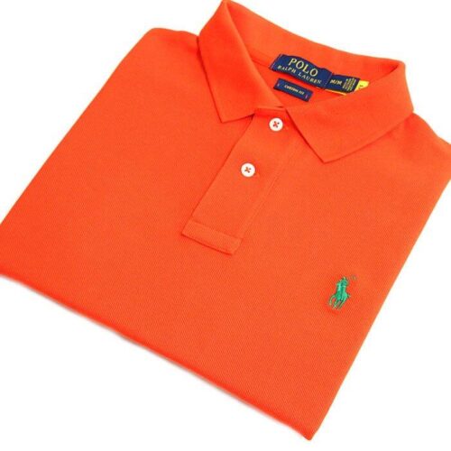 Camiseta Polo Pique Hombre Naranja - Golden Wear Colombia