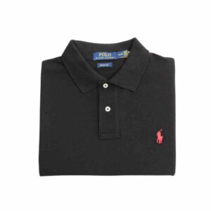 Camiseta Polo Pique Hombre Negra - Golden Wear Colombia