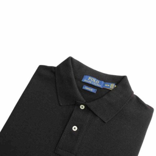 Camiseta Polo Pique Hombre Negra - Golden Wear Colombia