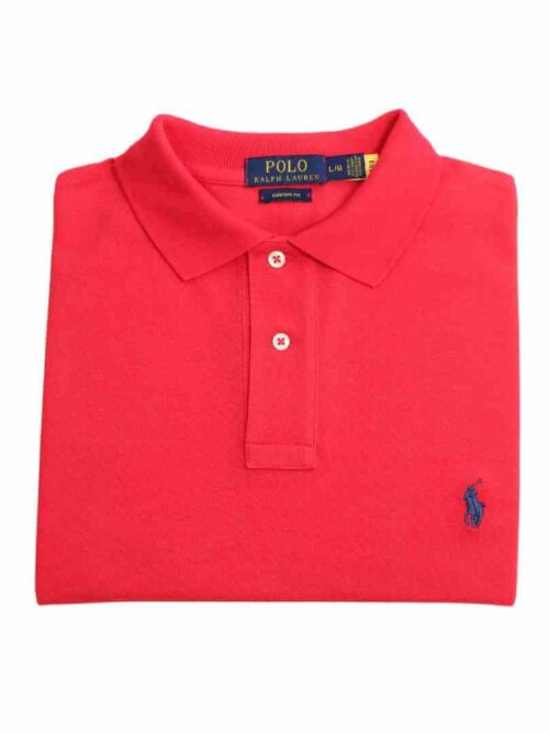 Camiseta Polo Pique Hombre Roja - Golden Wear Colombia