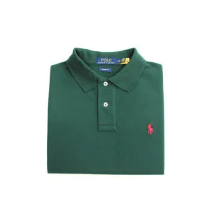 Camiseta Polo Pique Hombre Verde Militar - Golden Wear Colombia