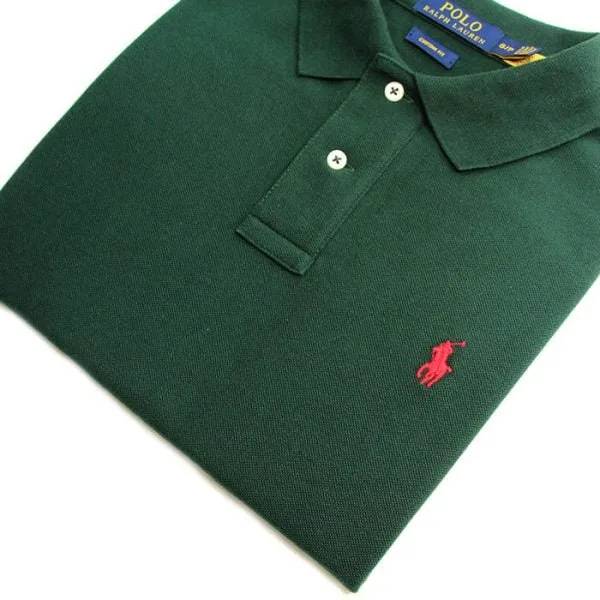 Camiseta Polo Pique Hombre Verde Militar - Golden Wear Colombia